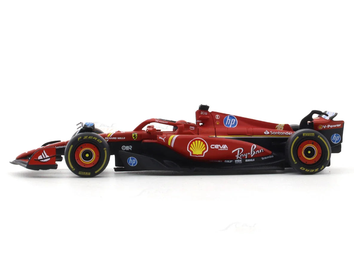 2024 Ferrari SF24 Charles Leclerc 1:43 Bburago Formula 1 diecast scale model car