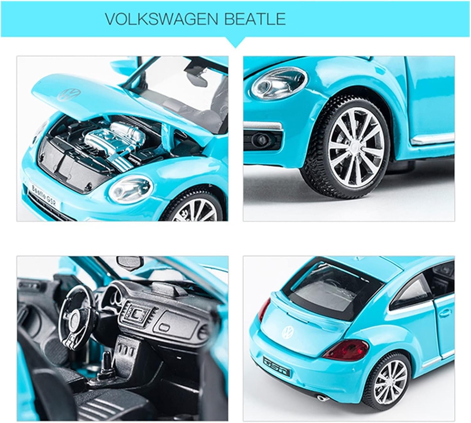 Volkswagen Beetle 1:24 diecast scale model car collectible