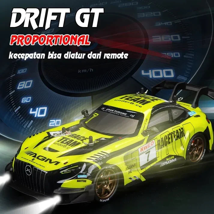 High Speed Drift RC Car – 25 km/h, 4X4 (1:16)(Yellow Track)