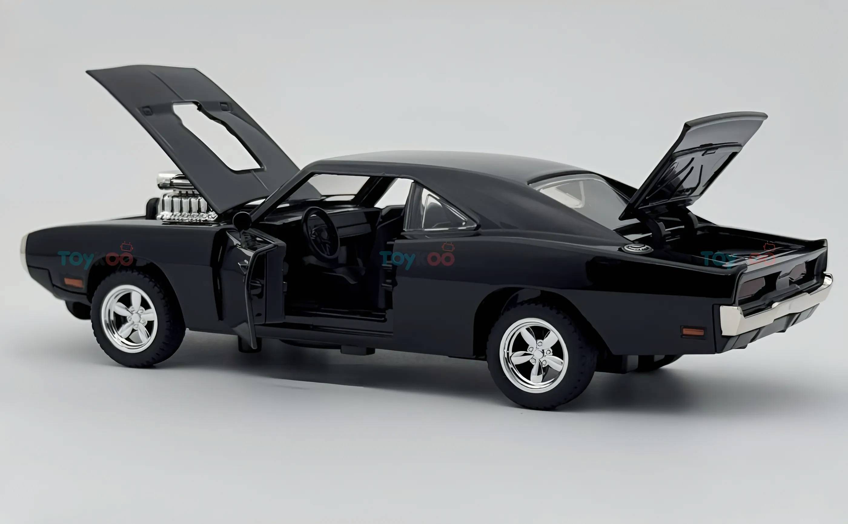 1970 Dodge Charger Fast & Furious 1:18 diecast Scale Model Car - Big Size