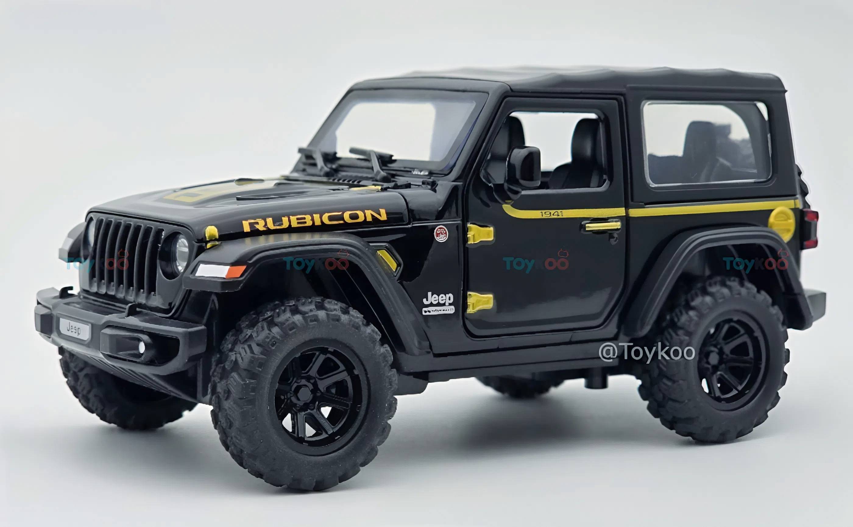 Jeep Wrangler Rubicon 1:24  diecast scale model car