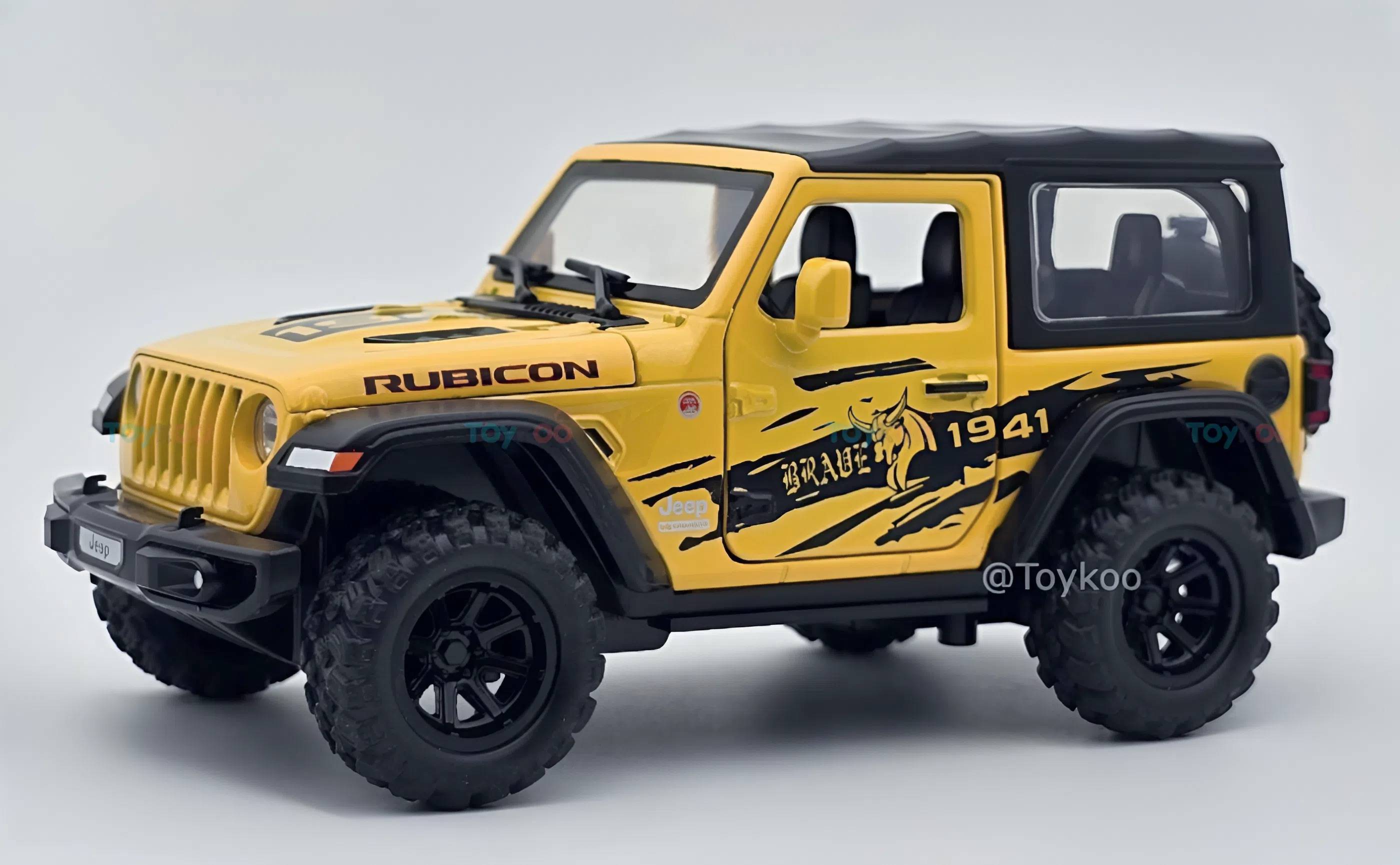 Jeep Wrangler Rubicon 1:24  diecast scale model car